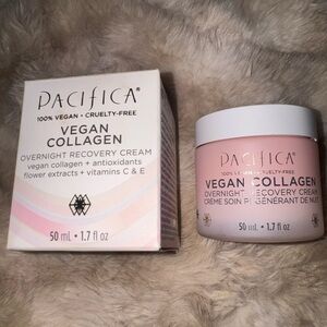Pacifica Beauty VEGAN COLLAGEN Overnight Recovery Cream ~ NIB ~ Anti Aging